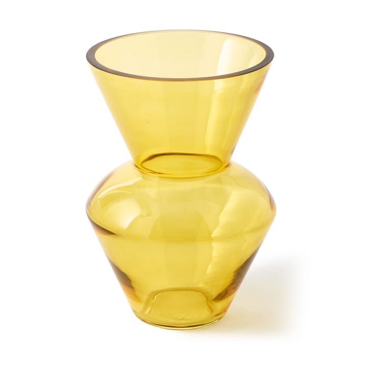 Fat neck vase S 35 cm - Yellow - POLSPOTTEN