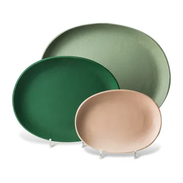 Greek tray 3 pieces - Dark green - POLSPOTTEN