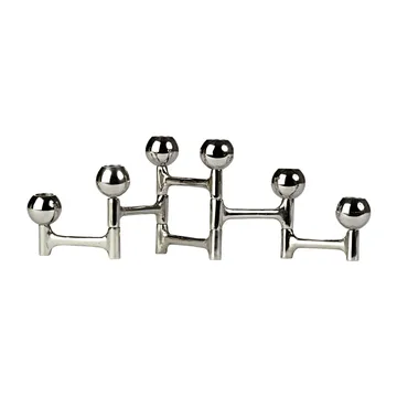 Round Folding candlestick 48x15 cm - Silver - POLSPOTTEN