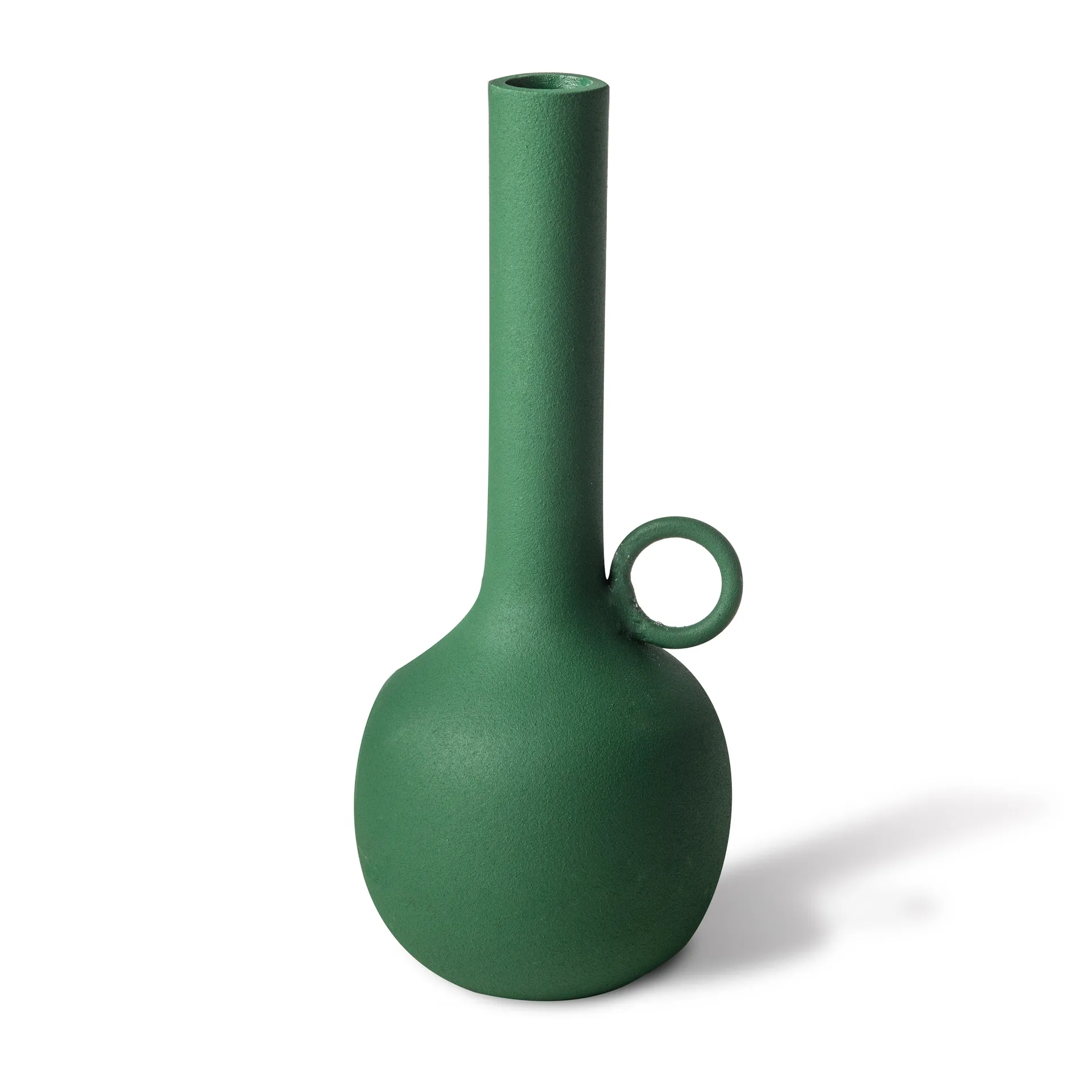 Spartan candle holder M 26 cm, Dark green POLSPOTTEN
