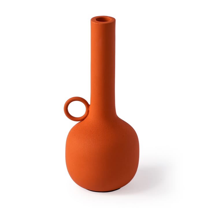 Spartan candle holder M 26 cm - Orange - POLSPOTTEN