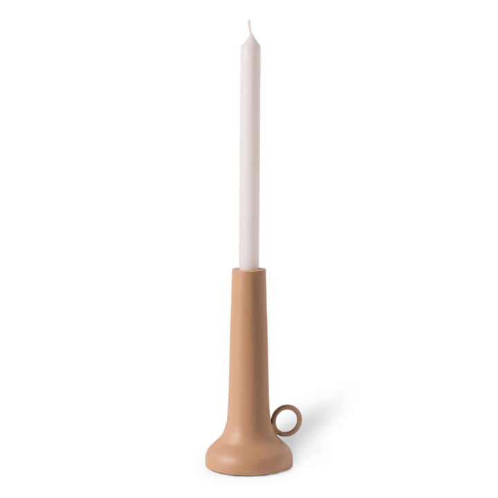 Spartan candle holder S 22 cm - Beige - POLSPOTTEN