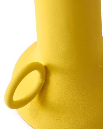 Spartan candle holder S 22 cm - Yellow - POLSPOTTEN