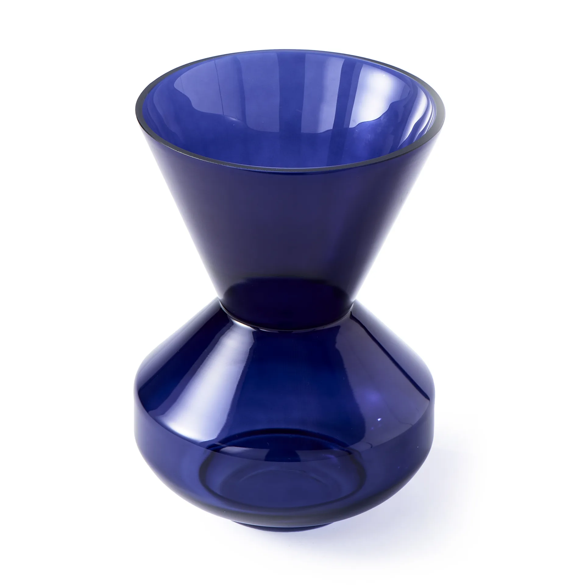 Thick neck vase 40 cm, Dark blue POLSPOTTEN