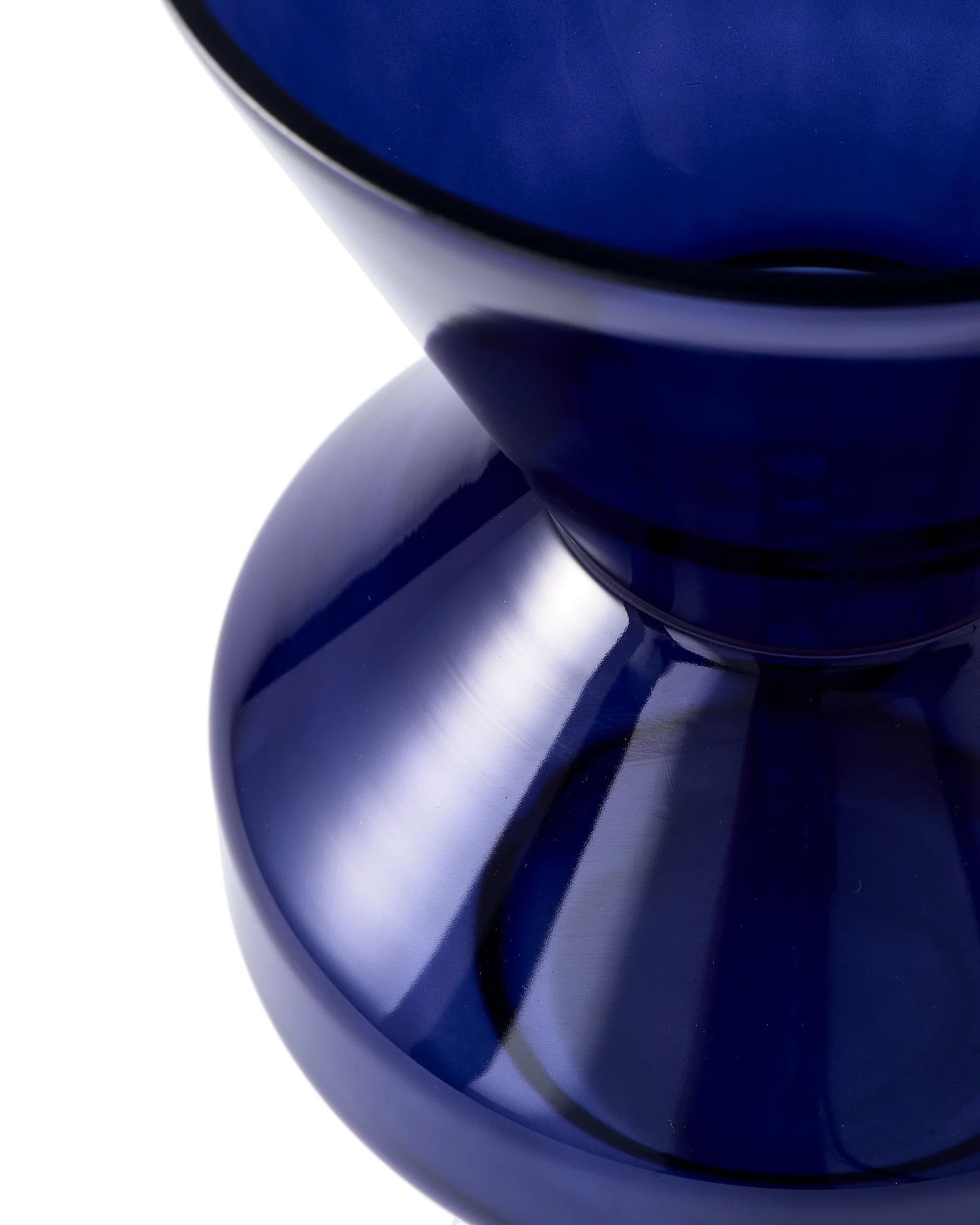 Thick neck vase 40 cm, Dark blue POLSPOTTEN
