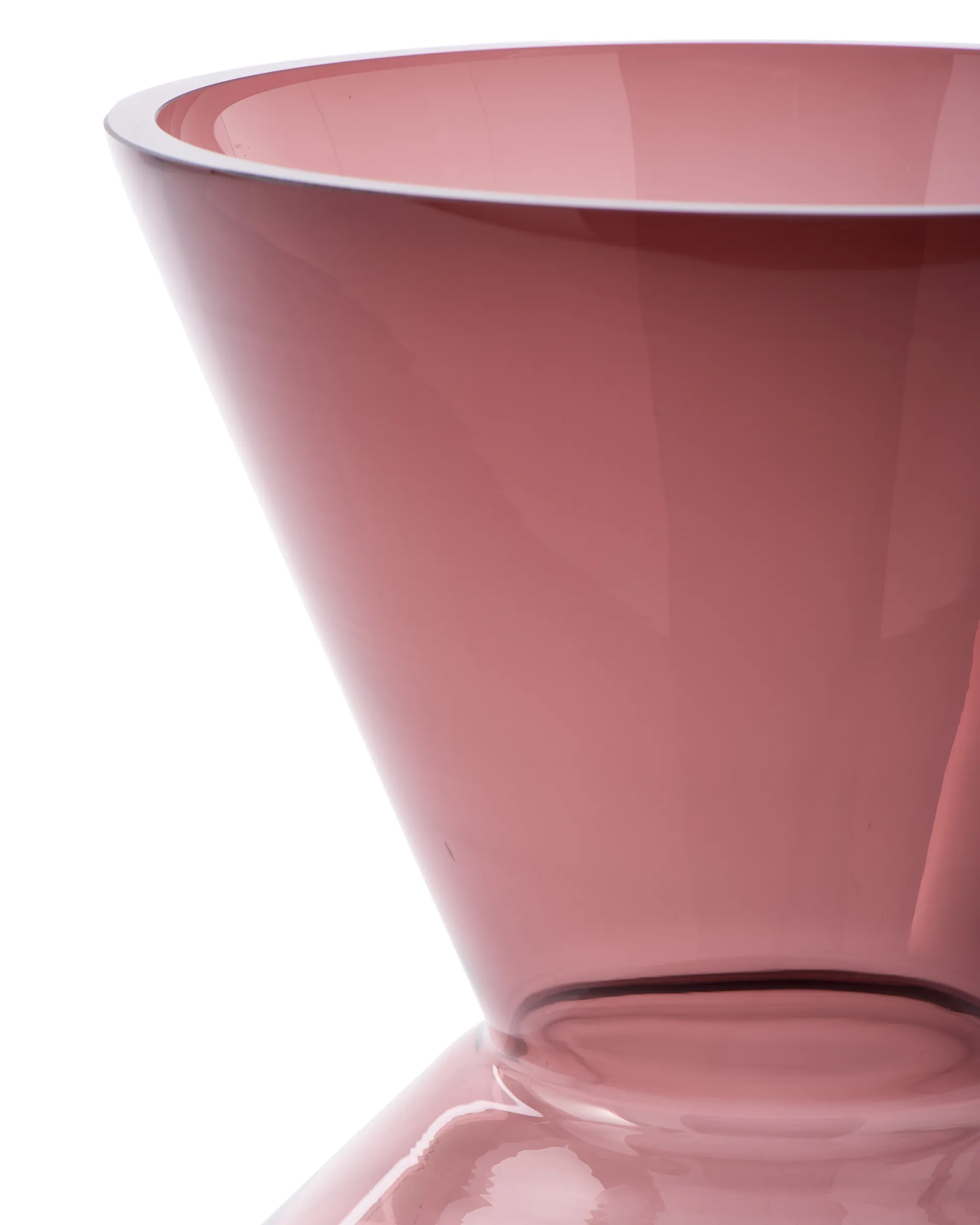 Thick neck vase 40 cm, Pink-purple POLSPOTTEN