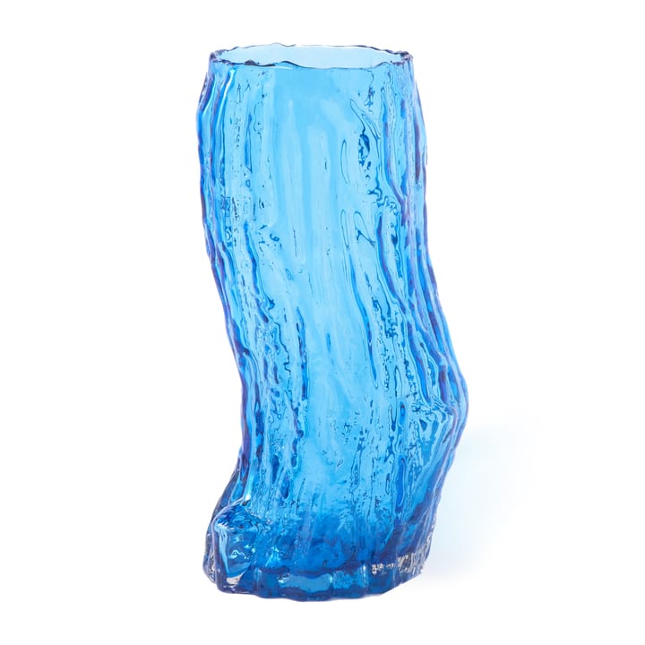 Tree log vase M 44 cm - Blue - POLSPOTTEN
