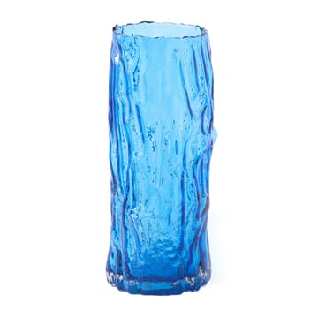 Tree log vase M 44 cm - Blue - POLSPOTTEN