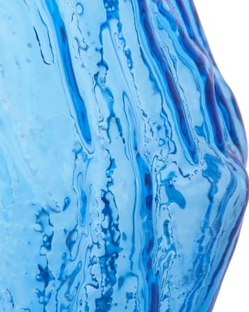 Tree log vase M 44 cm - Blue - POLSPOTTEN