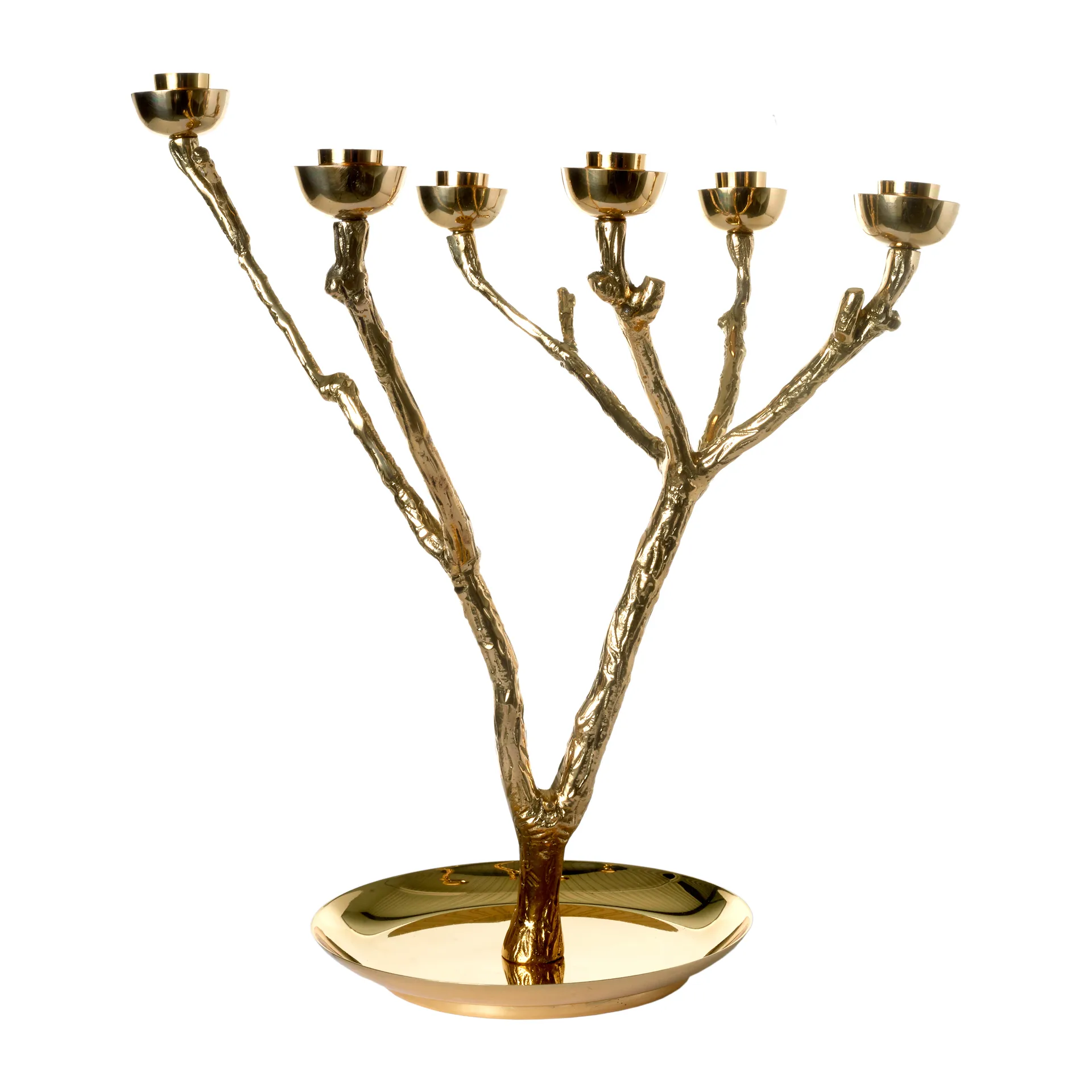 Twiggy candlestick S 35 cm, Gold POLSPOTTEN
