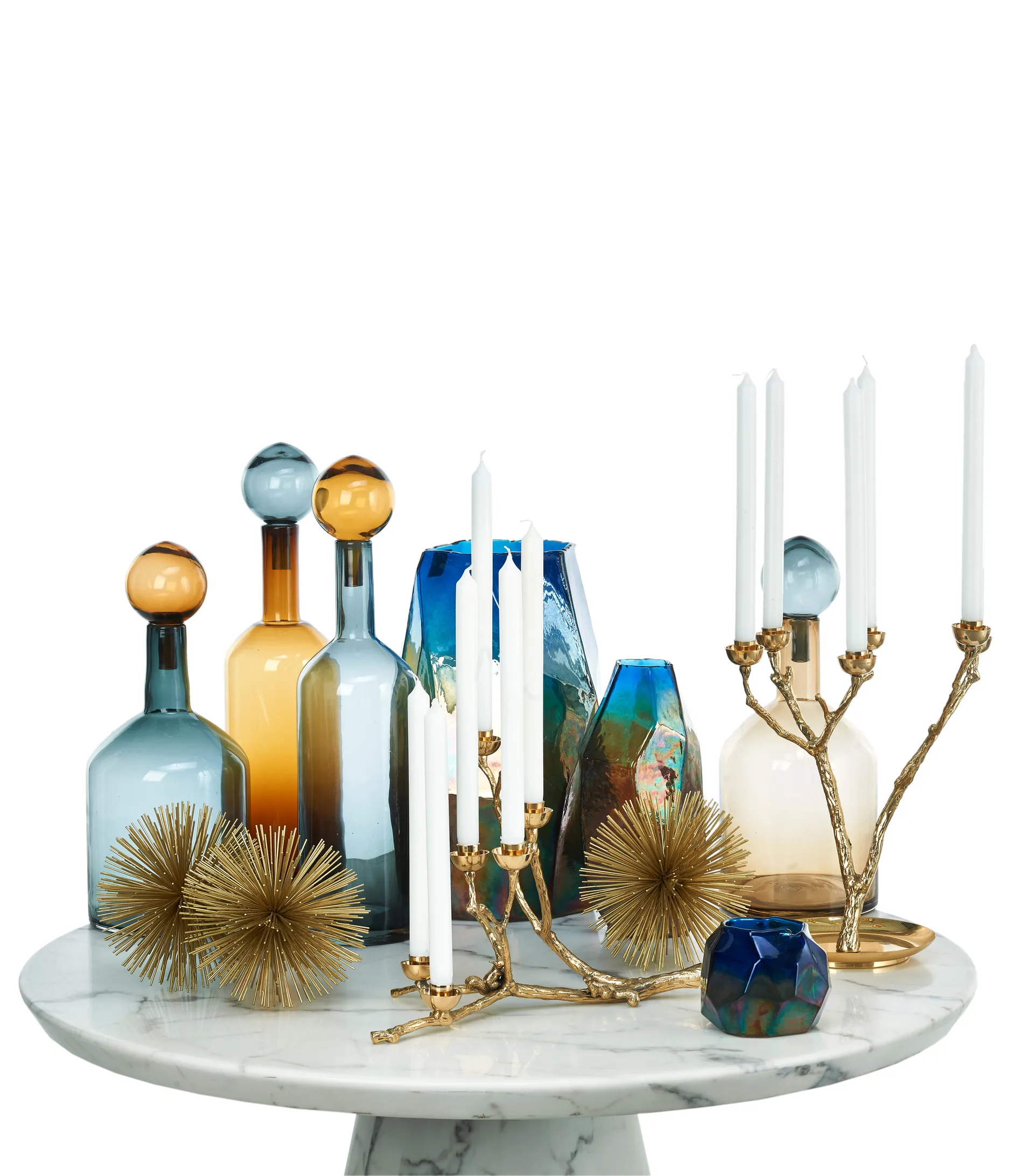 Twiggy squirrel candlestick 30 cm, Gold POLSPOTTEN