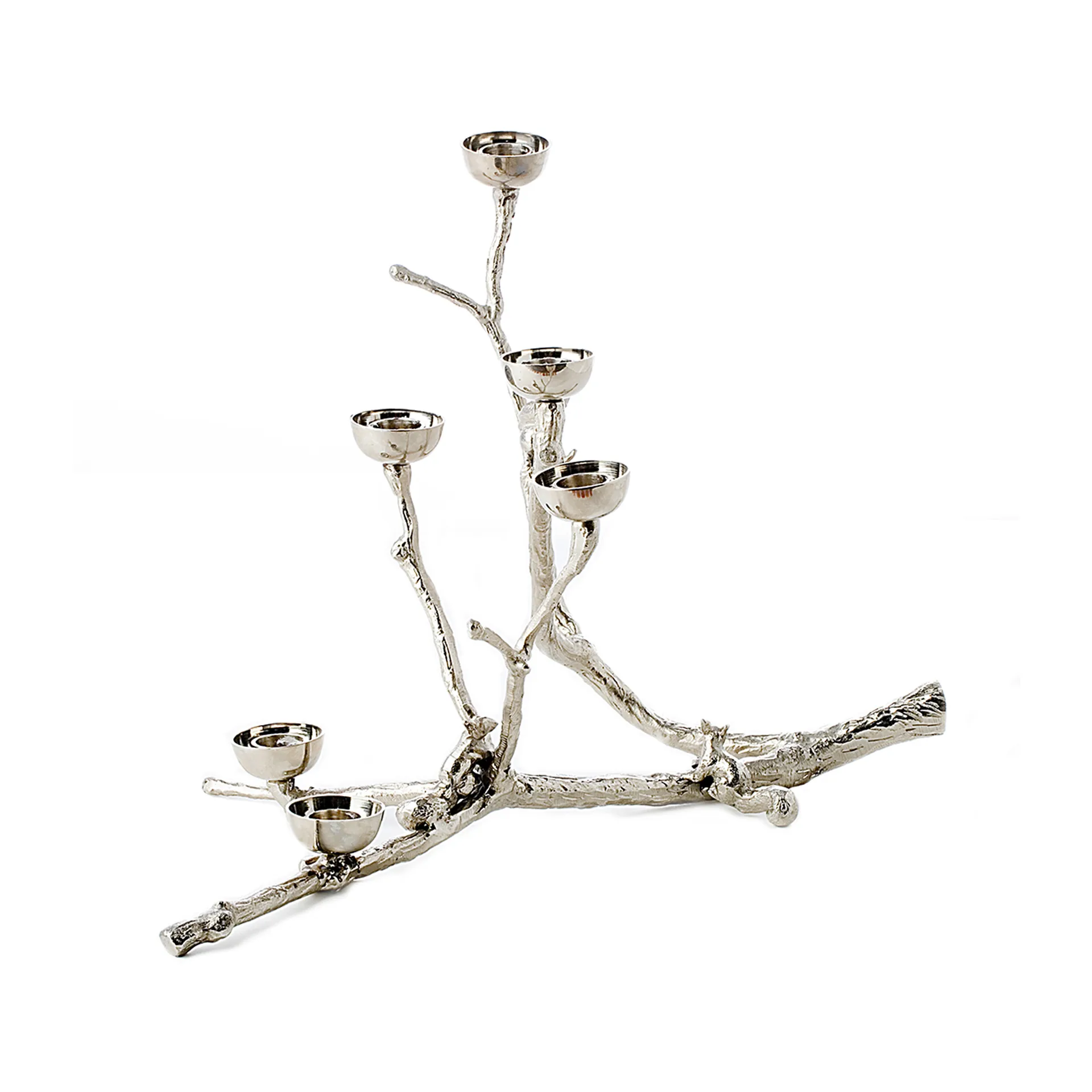 Twiggy squirrel candlestick 30 cm, Silver POLSPOTTEN