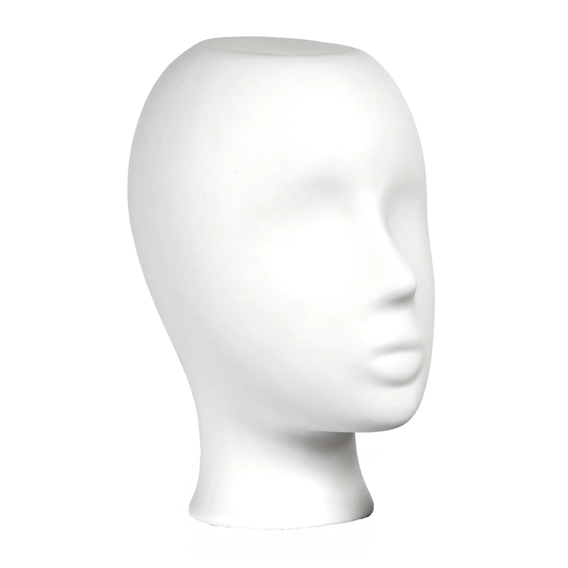 Upside-down head vase 25 cm, White POLSPOTTEN