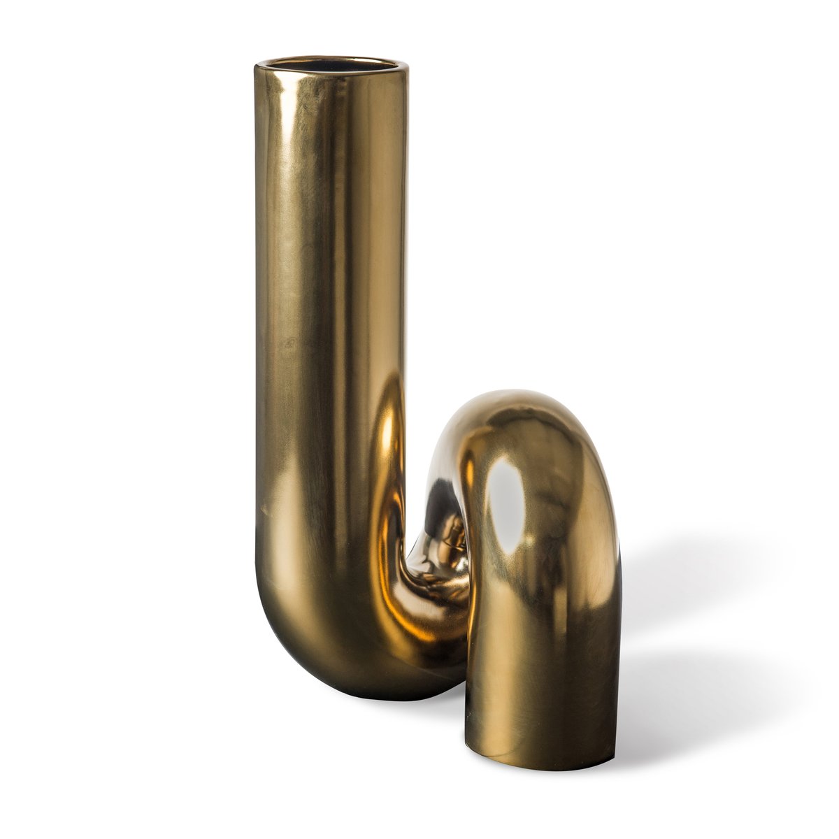 POLSPOTTEN Yourtube vase 37 cm Gold