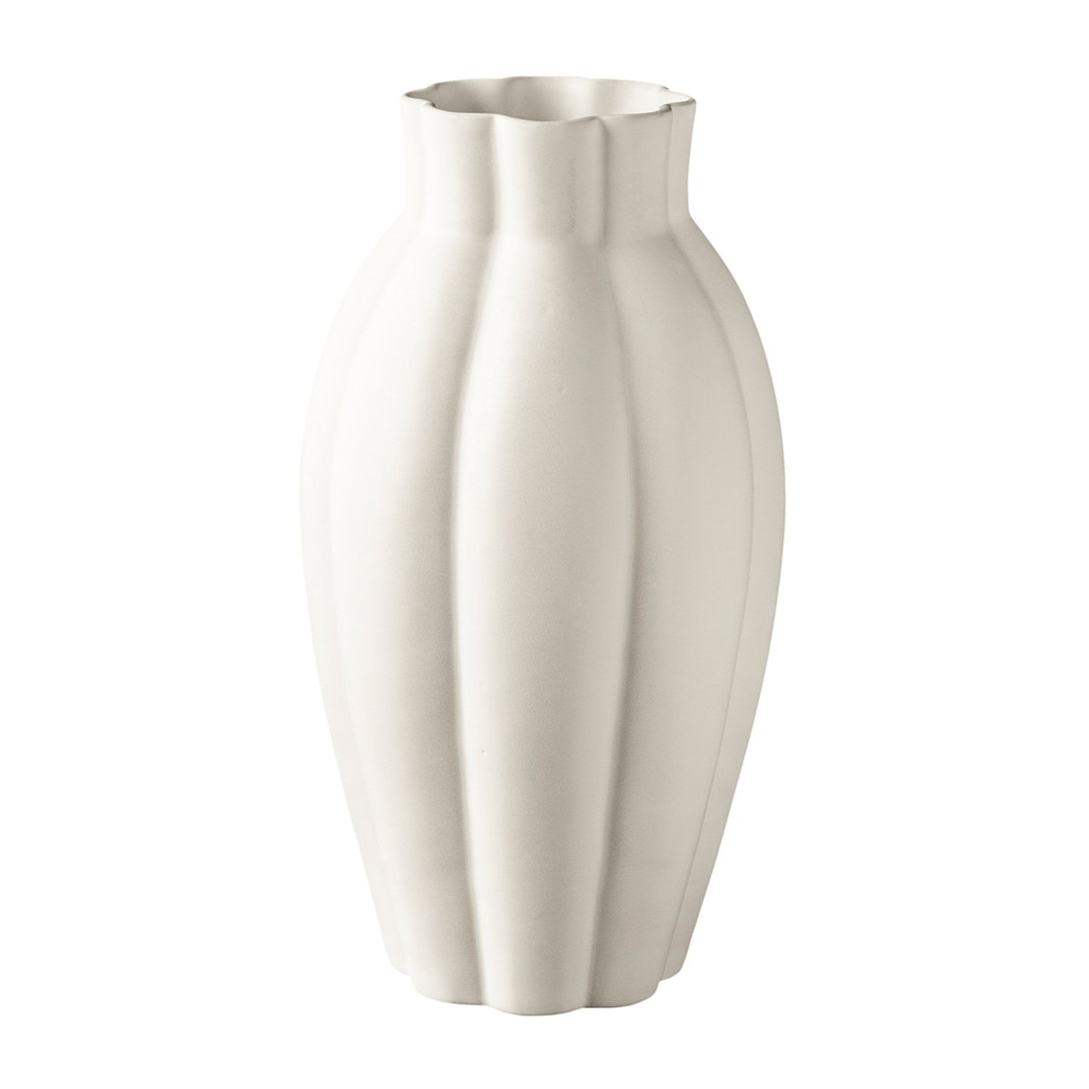 PotteryJo Birgit vase 35 cm Shell | Scandinavian Design | Vases | White