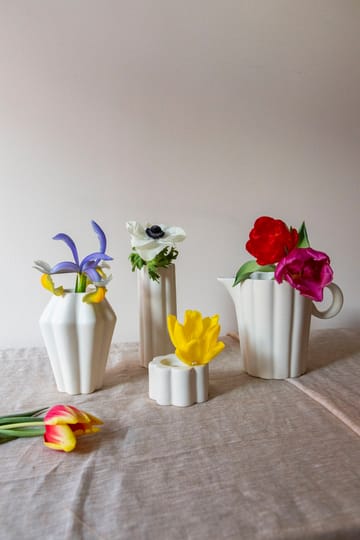 Birgit vase/candle sticks 5 cm - Shell - PotteryJo