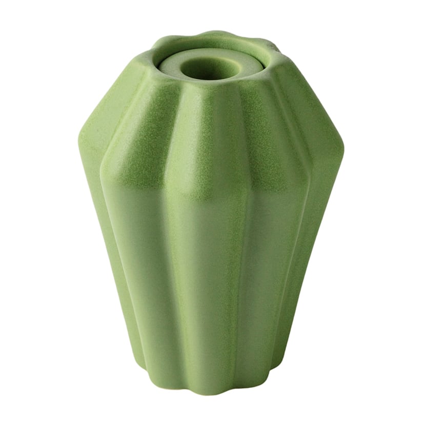 PotteryJo Birgit vase/lantern 14 cm Olive | Scandinavian Design | Vases | Green