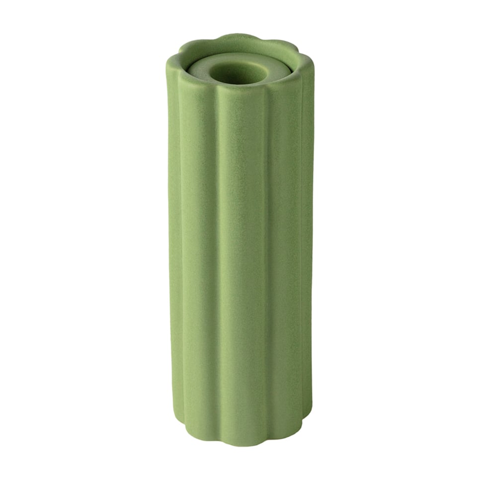 PotteryJo Birgit vase/lantern 17 cm Olive | Scandinavian Design | Vases | Green
