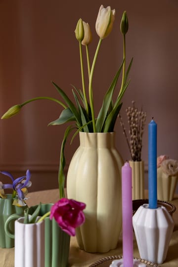 Birgit vase/lantern 17 cm - Shell - PotteryJo
