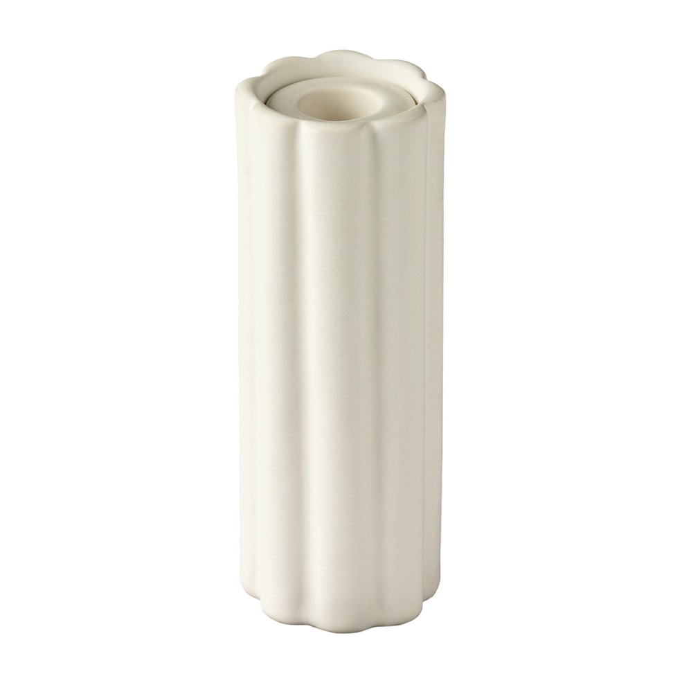 PotteryJo Birgit vase/lantern 17 cm Shell | Scandinavian Design | Vases | White