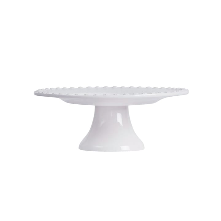 Daisy cake plate Ø 22 cm, white PotteryJo