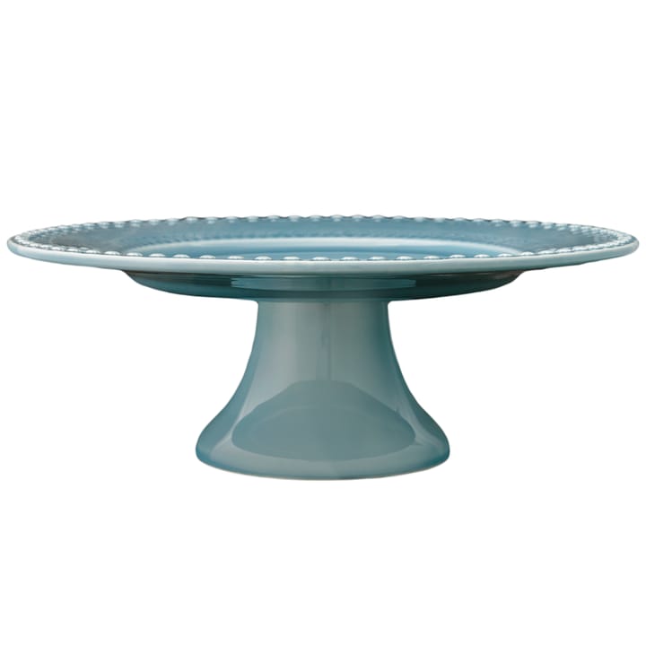 Daisy cake plate Ø 35 cm, dusty blue PotteryJo