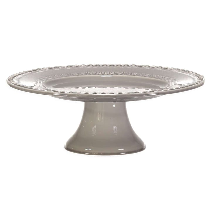 Daisy cake plate Ø 35 cm - soft grey - PotteryJo