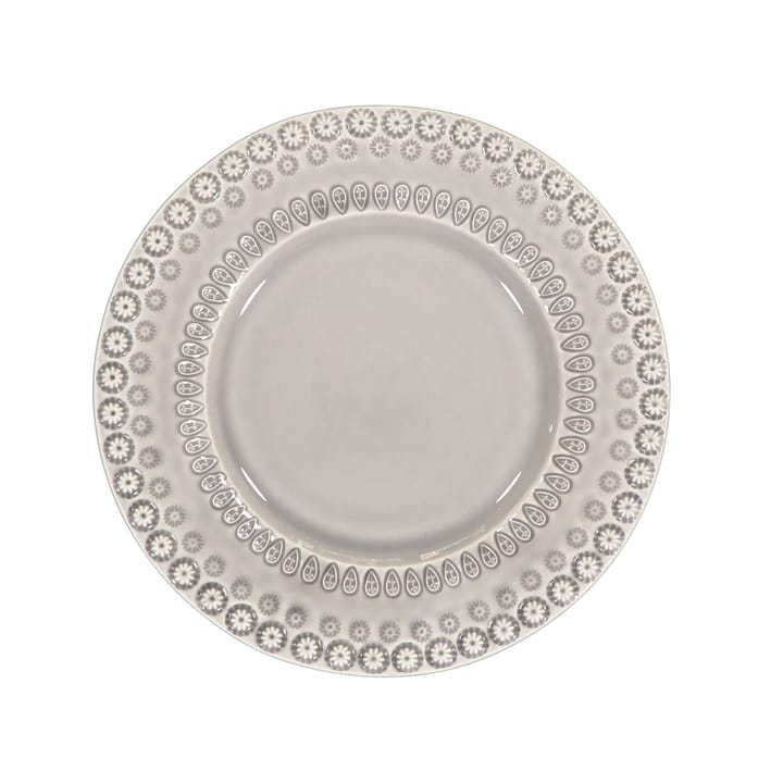 Daisy dessert plate Ø 22 cm, soft grey PotteryJo