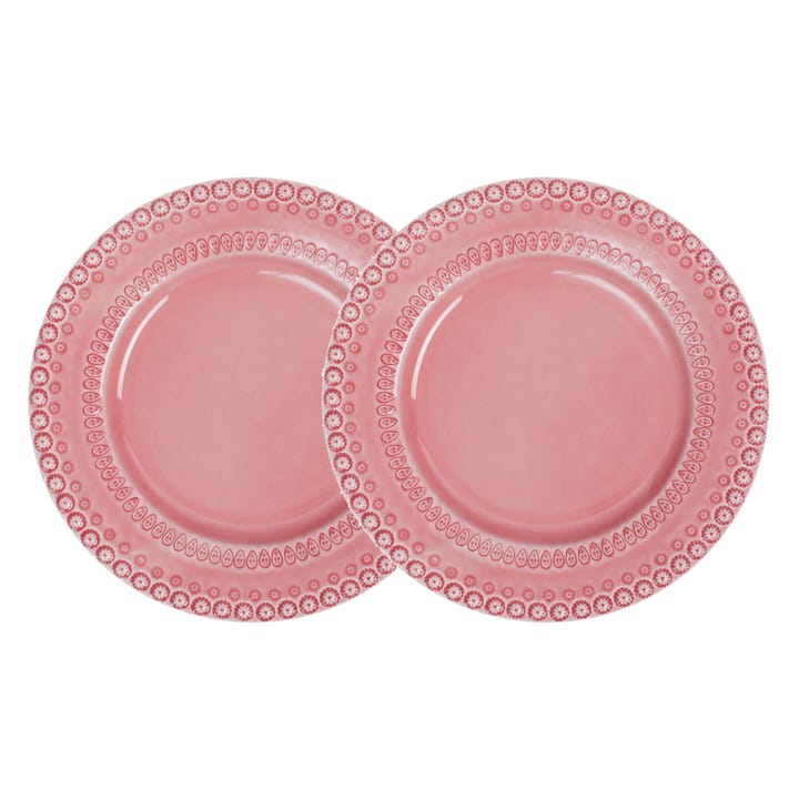 Daisy dinner plate Ø 29 cm 2-pack - rose (pink) - PotteryJo
