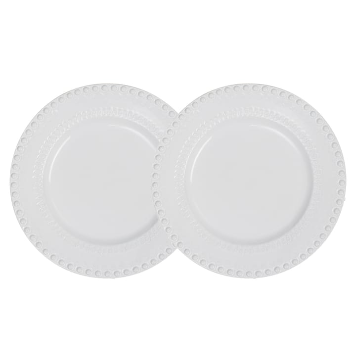 Daisy dinner plate Ø 29 cm 2-pack - white (white) - PotteryJo