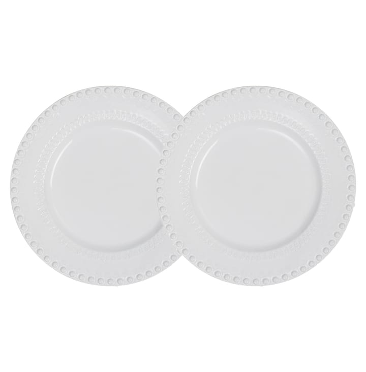 Daisy dinner plate Ø 29 cm 2-pack - white (white) - PotteryJo