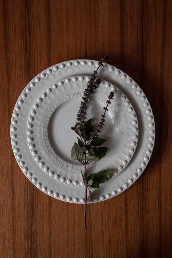 Daisy dinner plate Ø 29 cm 2-pack, white (white) PotteryJo