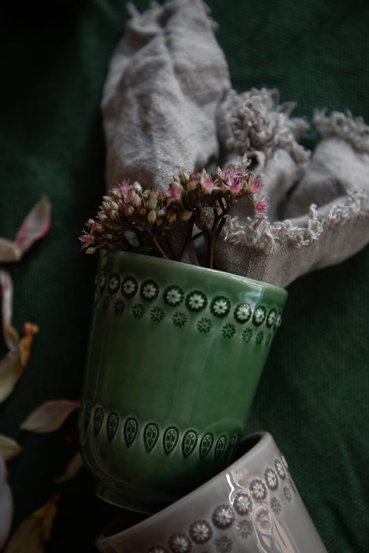 Daisy mug 35 cl 2-pack - forest (darkgreen) - PotteryJo