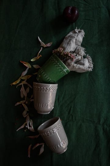 Daisy mug 35 cl 2-pack - greige (beige) - PotteryJo