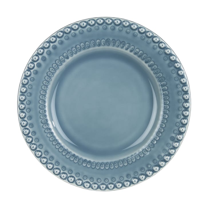 Daisy plate Ø 29 cm - dusty blue - PotteryJo