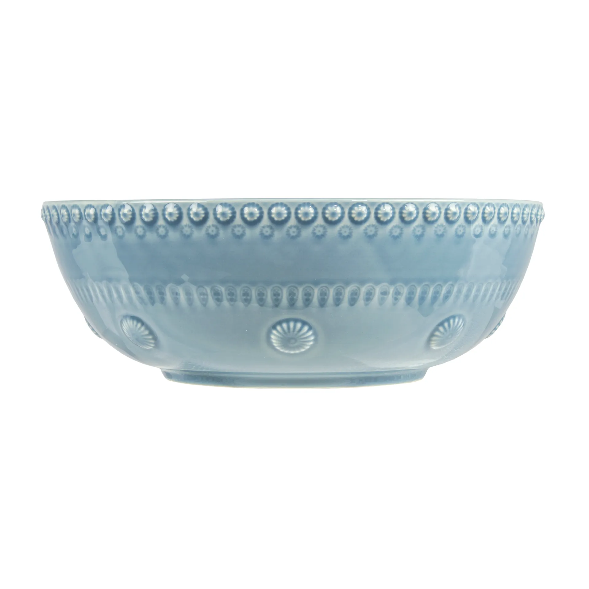 Daisy salad bowl Ø 23 cm, Dusty Blue PotteryJo