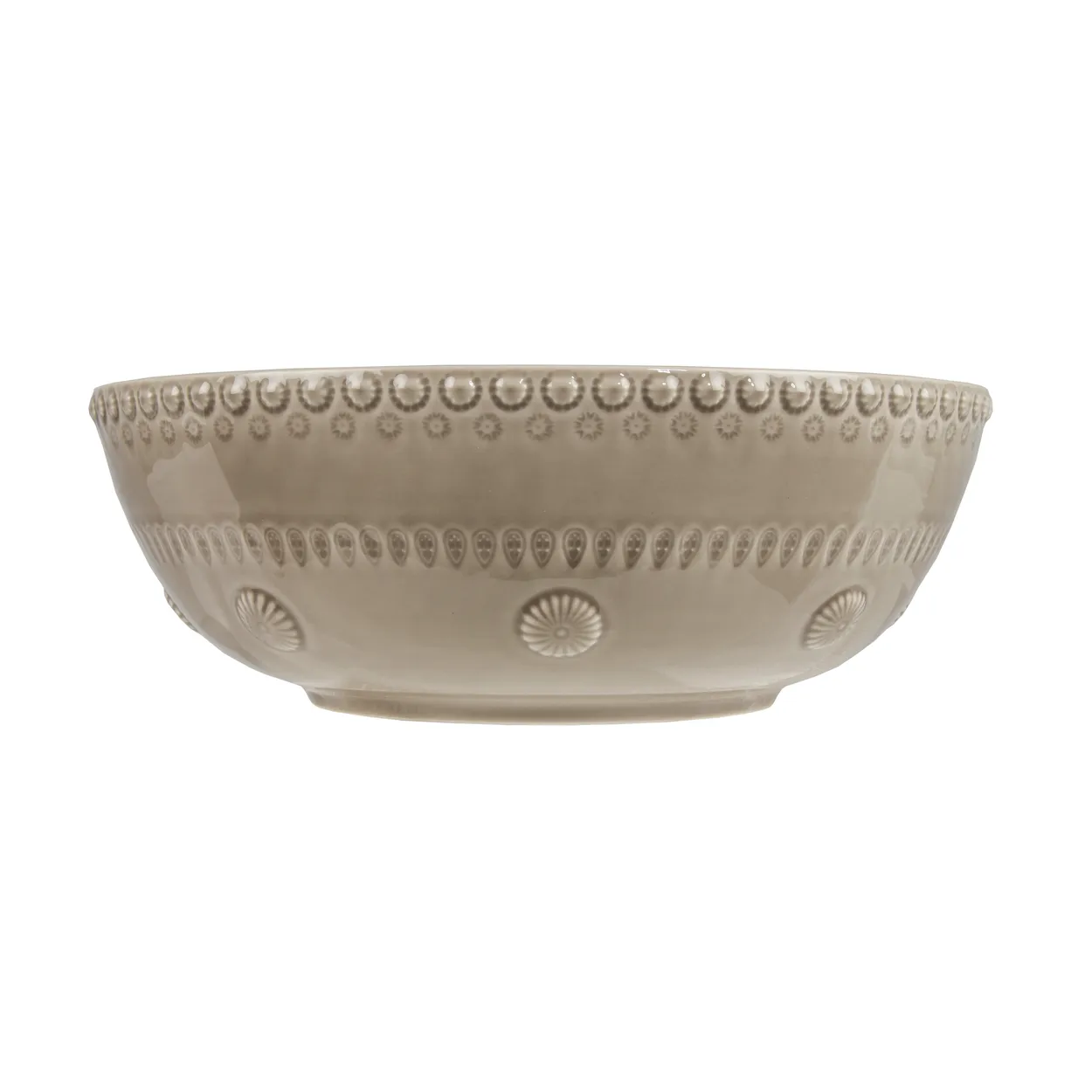 PotteryJo Daisy salad bowl o 23 cm Greige | Scandinavian Design | Salad bowls | Grey