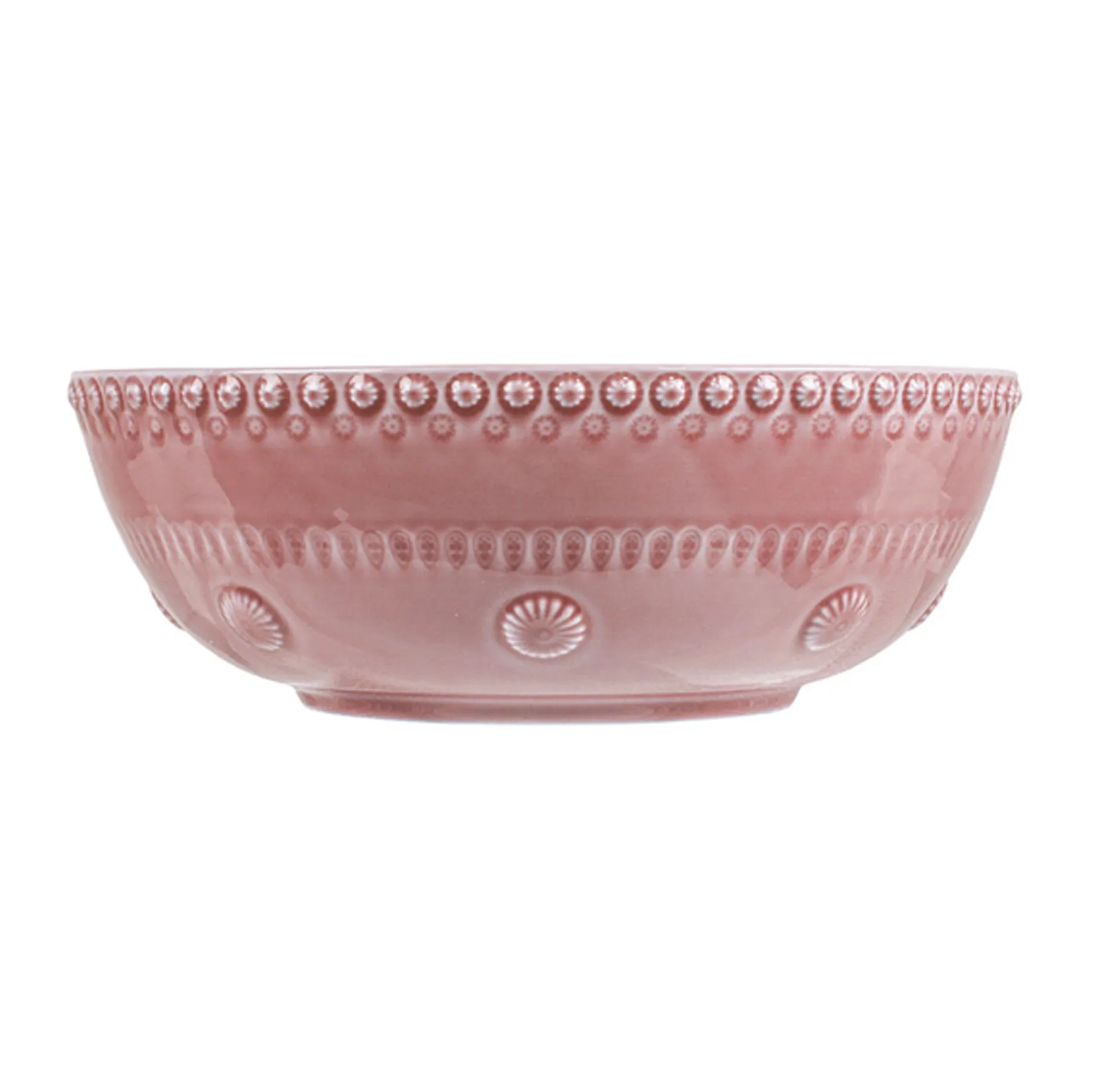 Daisy salad bowl Ø 23 cm, Rose PotteryJo