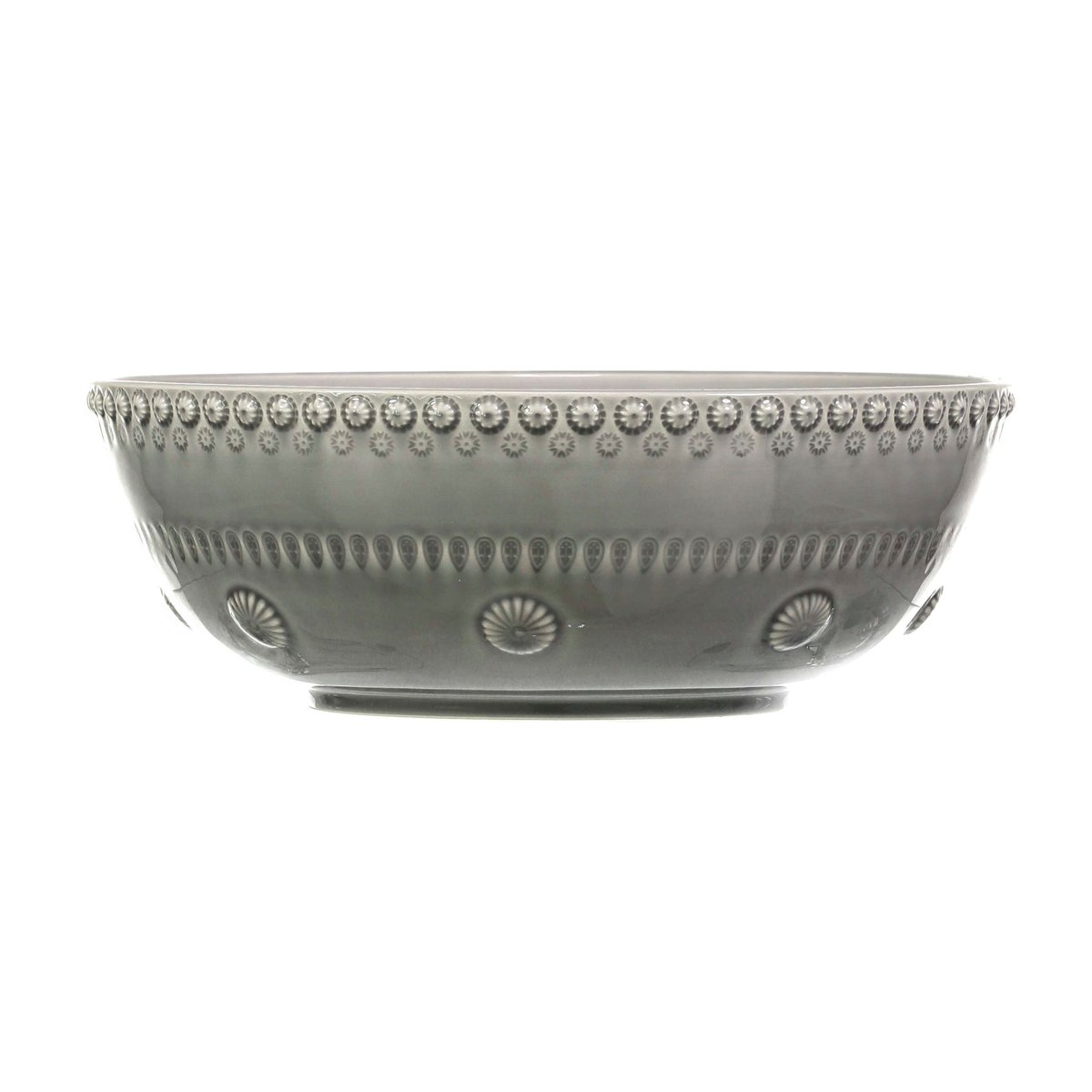 PotteryJo Daisy salad bowl o 23 cm Soft grey | Scandinavian Design | Salad bowls | Grey