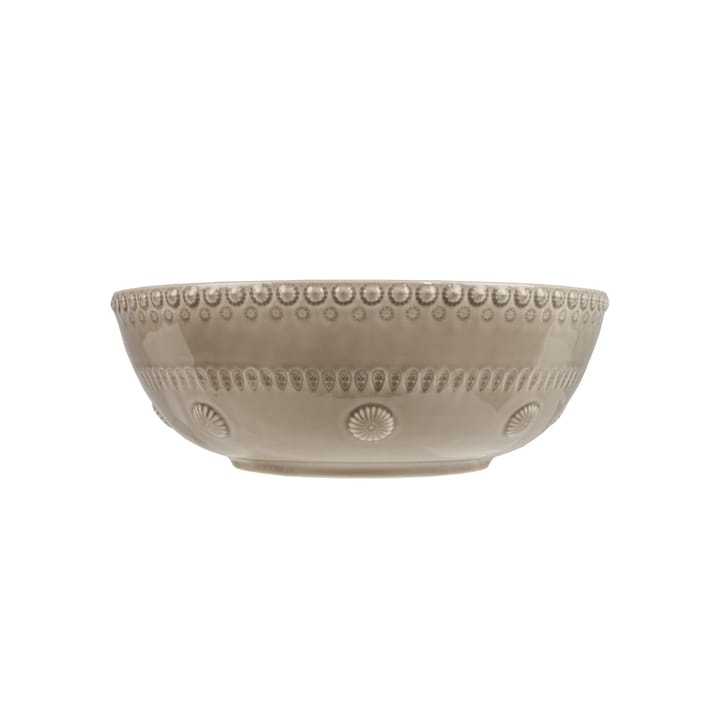 Daisy salad bowl Ø 30 cm - greige - PotteryJo