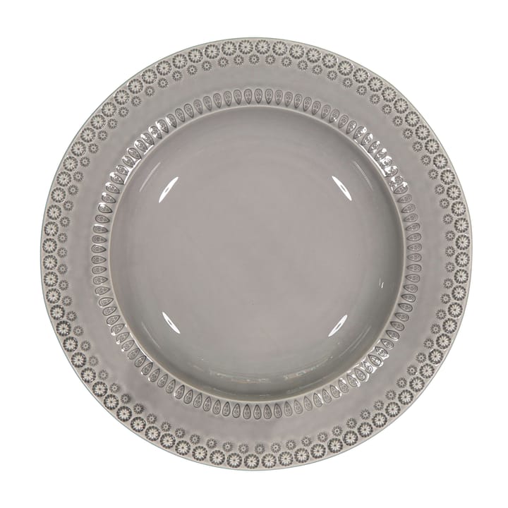Daisy serving bowl Ø 35 cm - soft grey (grey) - PotteryJo