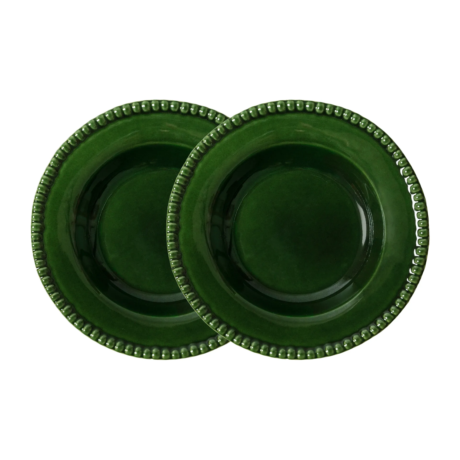 Daria deep plate Ø26 cm 2-pack, Moss PotteryJo