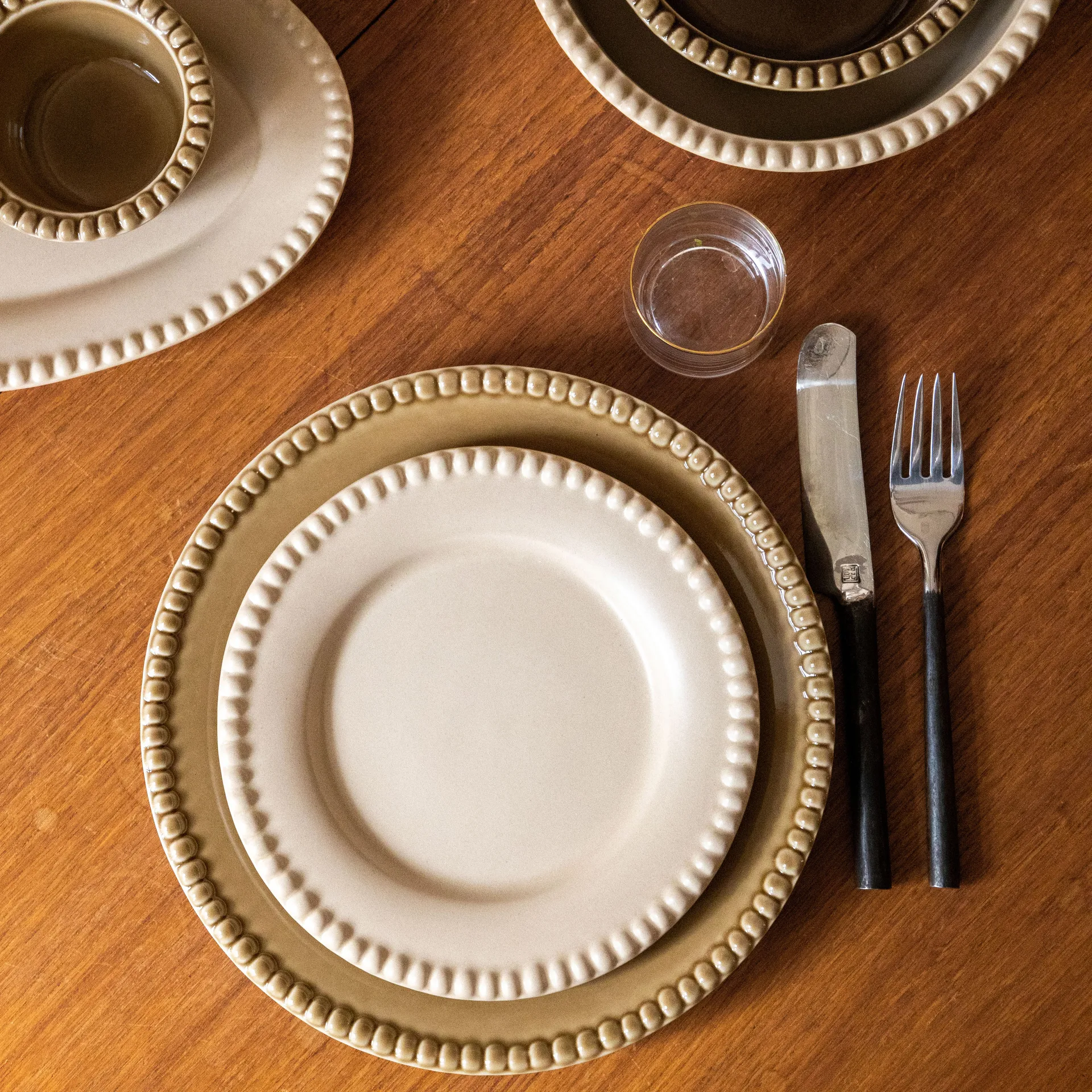 Daria dessert plate Ø22 cm 2-pack, Sand PotteryJo