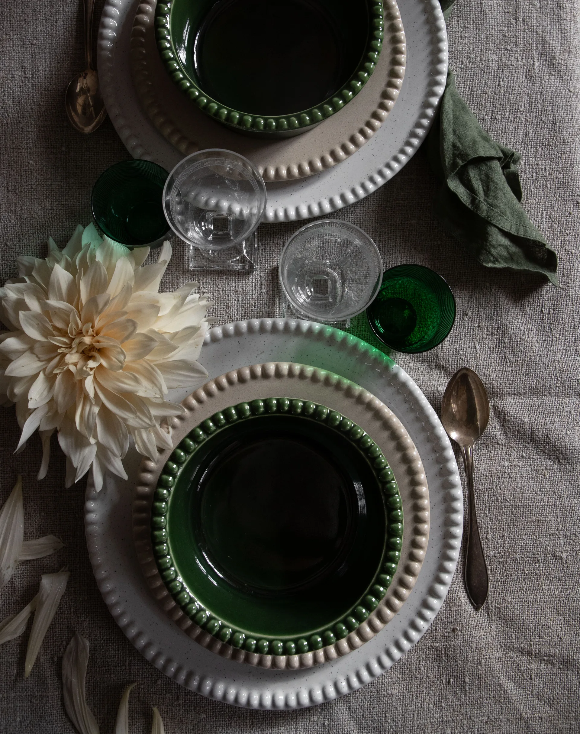 Daria dessert plate Ø22 cm 2-pack, Sand PotteryJo