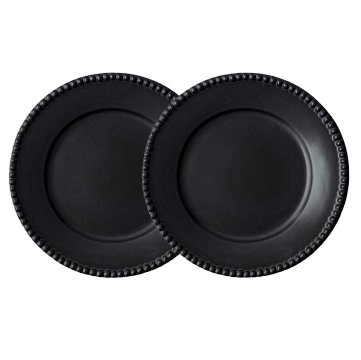 Daria dinner plate Ø28 cm 2-pack - ink black - PotteryJo