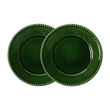 Daria dinner plate Ø28 cm 2-pack - Moss - PotteryJo
