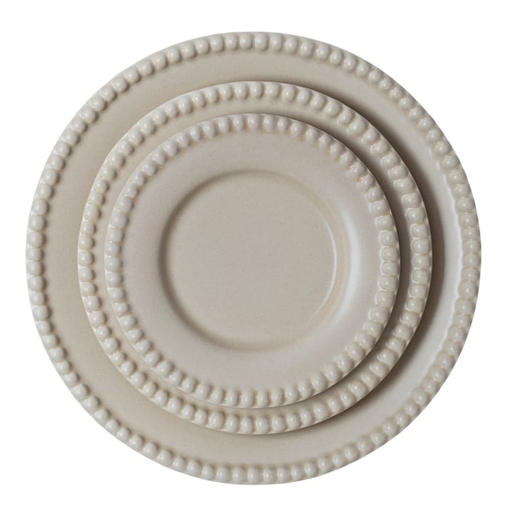 Daria dinner plate Ø28 cm 2-pack - Sand - PotteryJo