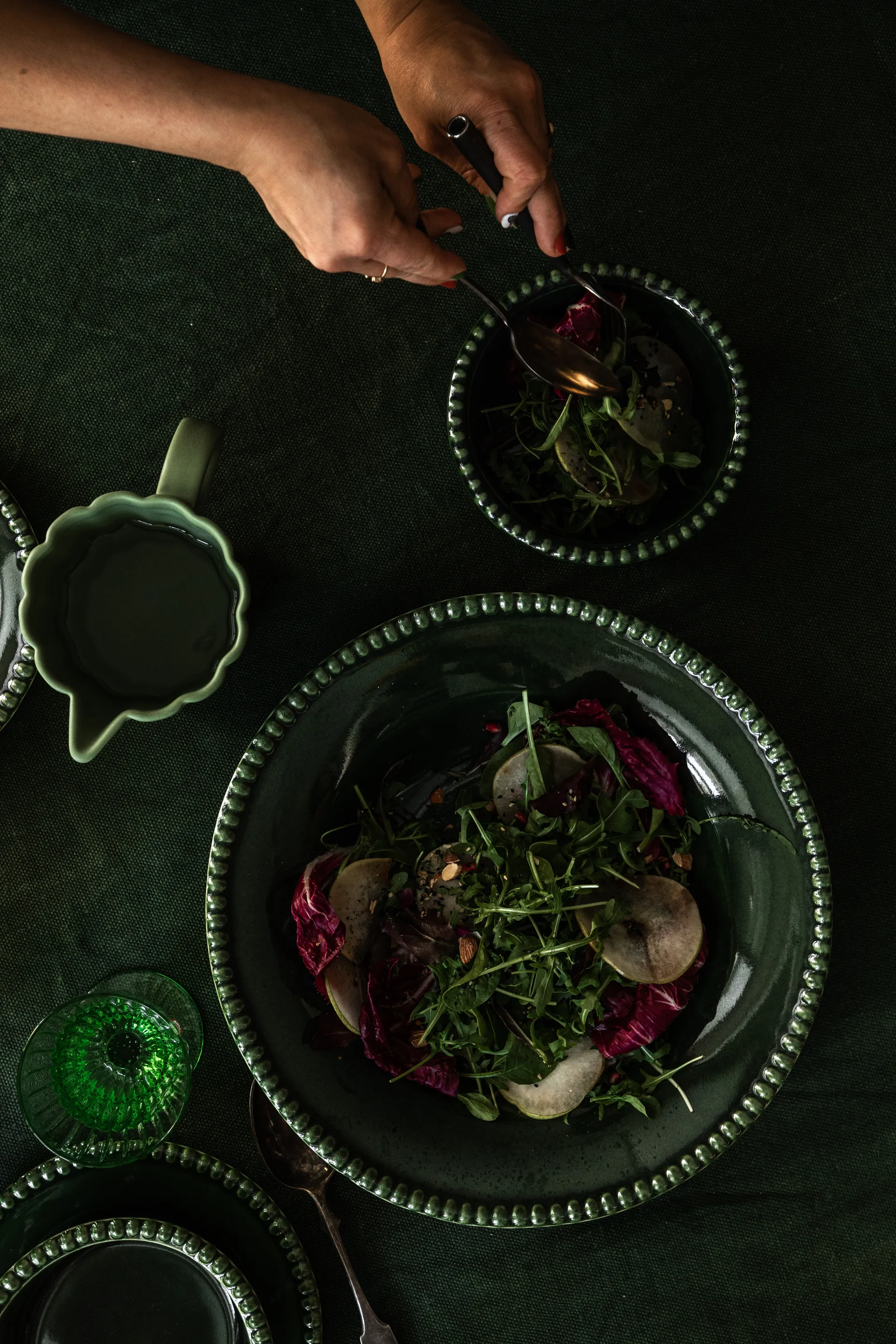 Daria pasta plate Ø35 cm, Moss PotteryJo