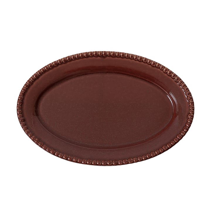 Daria serving plate 35 cm - Bordeaux - PotteryJo