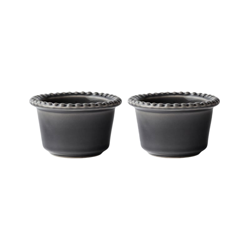 PotteryJo Daria small bowl Ø12 cm 2-pack clean grey